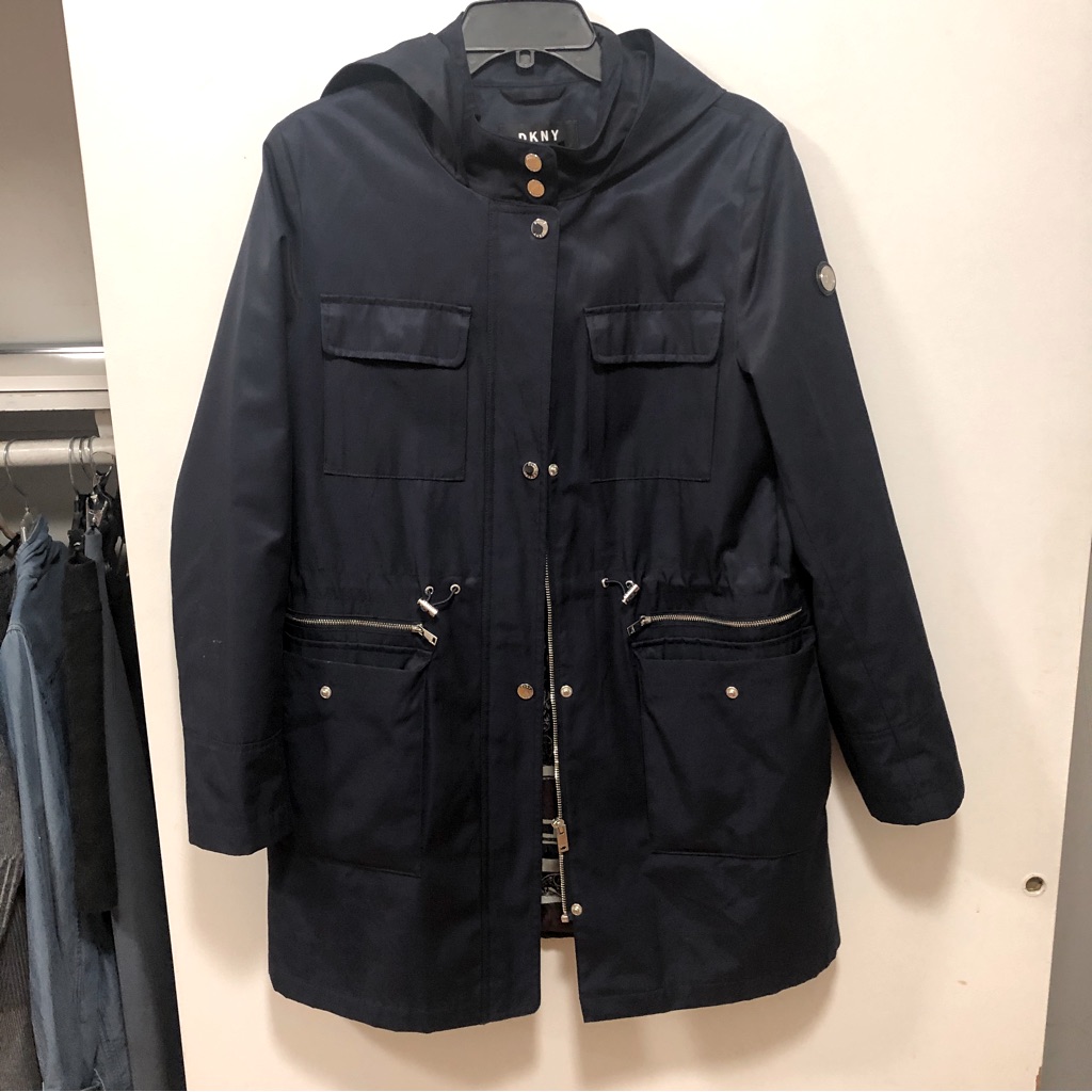 Dkny Water Resistant Coat